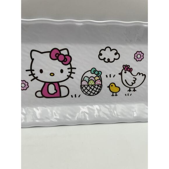 Sanrio HELLO KITTY Melamine Serving Tray Platter NEW Large 18" - Picture 2 of 7